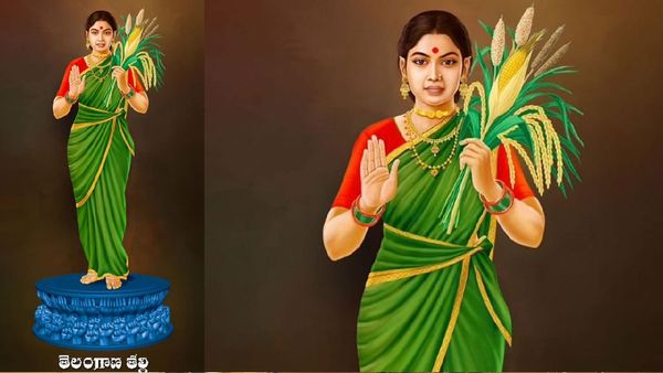 Telangana:  రాచరిక ఆనవాళ్లు లేకుండా తెలంగాణ తల్లి విగ్రహం..!