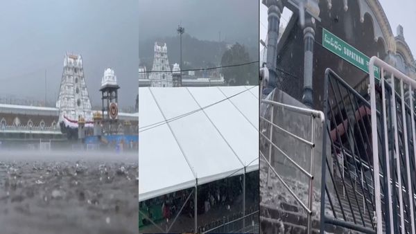Tirumala: తిరుమలలో భారీ వర్షం.. ఆ దారులు మూసివేత..!