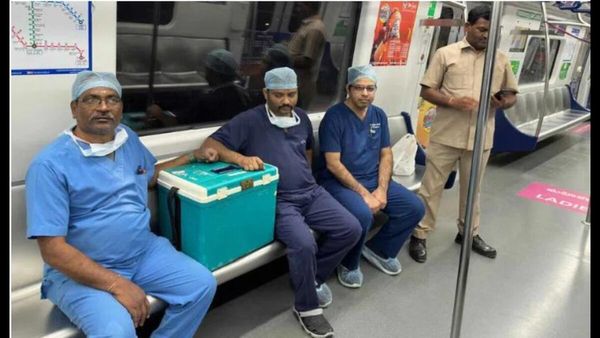 13 నిమిషాల్లోనే.. హైదరాబాద్ మెట్రో గ్రీన్ ఛానల్ ద్వారా గుండె తరలింపు