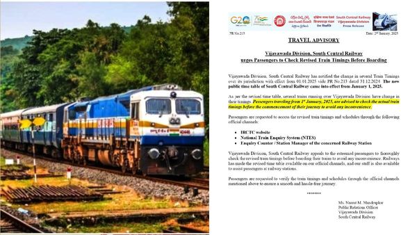 Travel Advisory: ప్రయాణికులకు దక్షిణమధ్య రైల్వే కీలక సూచన..!