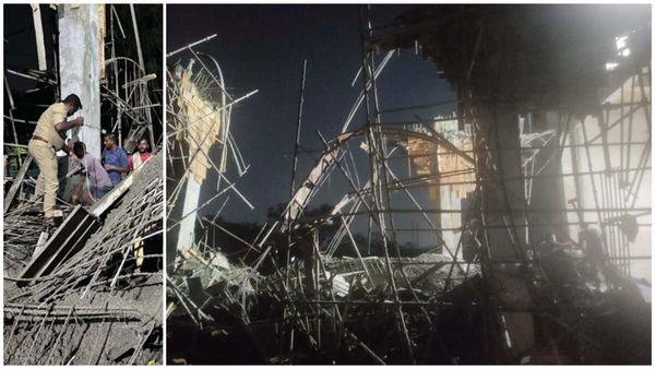 HCU:కూలిన నిర్మాణంలో ఉన్న భవనం, పలువురికి తీవ్రగాయాలు