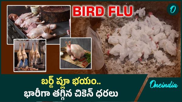 బర్డ్ ఫ్లూ భయం.. భారీగా పడిపోయిన చికెన్ ధరలు.. వారికి టెన్షన్!