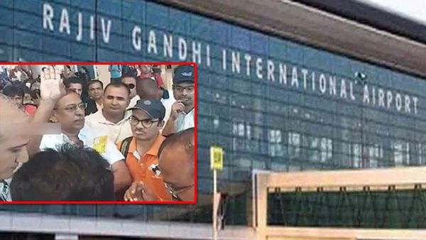 Hyderabad: శంషాబాద్ విమానాశ్రయంలో ప్రయాణికుల ఆందోళన