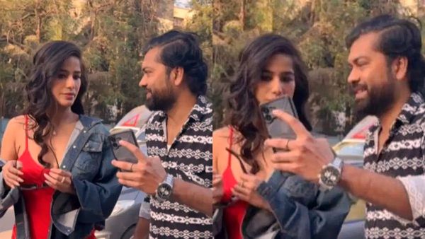 సెల్ఫీ కోసం వచ్చి హీరోయిన్ ను ముద్దు పెట్టుకున్నాడు.. పబ్లిక్ లో మీద చేయి వేసి..