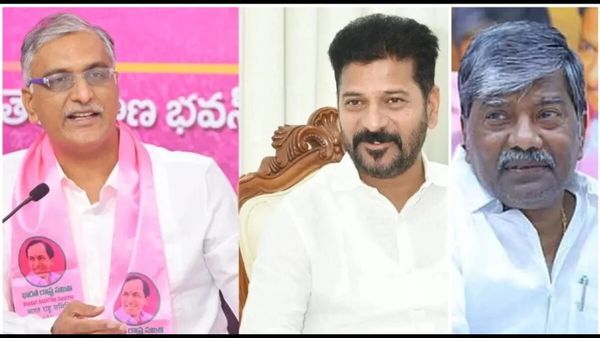 రేవంత్ రెడ్డితో హరీశ్ రావు, పద్మారావు భేటీ