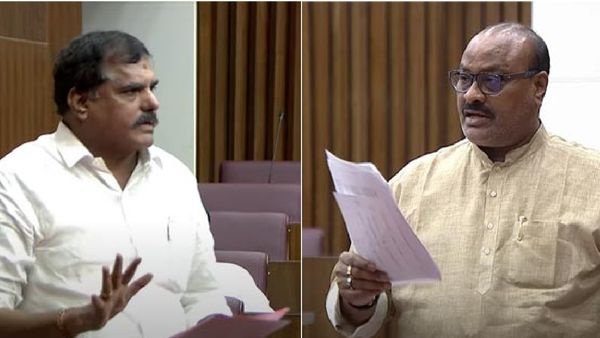 ఇళ్ల వ్యవహారంలో శాసనమండలిలో డైలాగ్ వార్.. అచ్చెన్నాయుడు వర్సెస్ బొత్స 