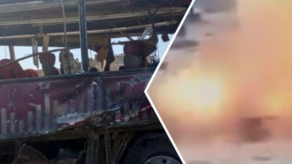 ఆర్మీ కాన్వాయ్‌పై ఉగ్రదాడి- అధికారులు మృతి: విజువల్స్ బీభత్సం