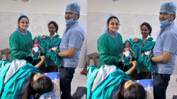 గుంటూరులో అరుదైన ఘటన.. ఒకే కాన్పులో ముగ్గురు పిల్లలకు జన్మ