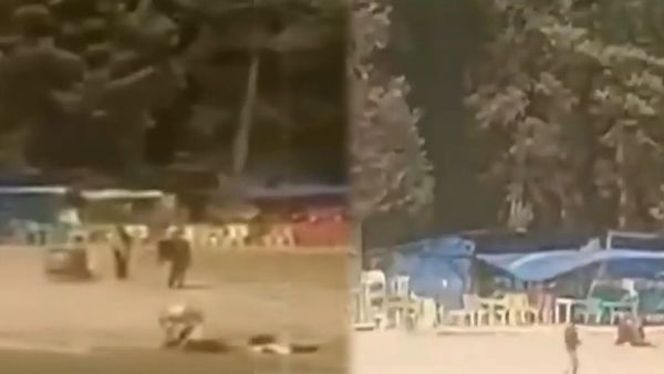 ఉగ్రవాదుల కాల్పుల వీడియో వైరల్.. కాళ్లు పట్టుకున్న వదల్లేదు కదరా..!