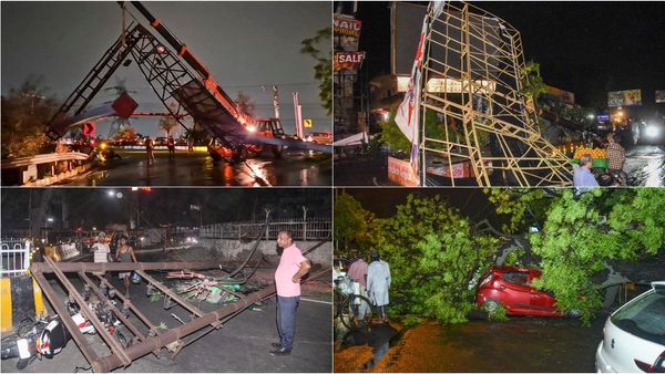 గాలీవాన బీభత్సం: ఇద్దరి మృతి- అంధకారం: భారీ హోర్డింగులు సైతం..