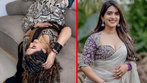  స్రవంతి చొక్కారపు పరువాల విందు.. సోఫాపై అలా పడుకుని మరీ