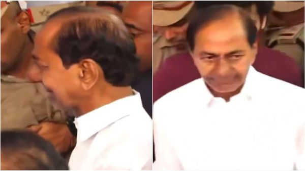 ఉబికి వచ్చిన కన్నీటిని అపుకోలేకపోయిన కేసీఆర్