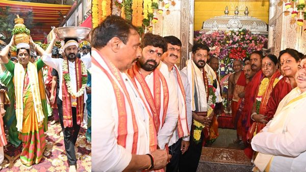 ఉజ్జయిని మహంకాళి బోనాలు.. పట్టువస్త్రాలు సమర్పించిన సీఎం రేవంత్ రెడ్డి