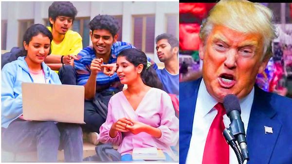 భారతీయ విద్యార్ధులకు ట్రంప్ బిగ్ షాక్ !  ఏకంగా 27 శాతం కోత..!