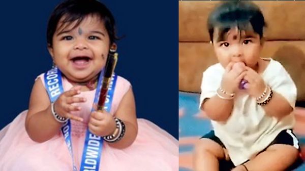 ఆరునెలల పాప అరుదైన రికార్డు!