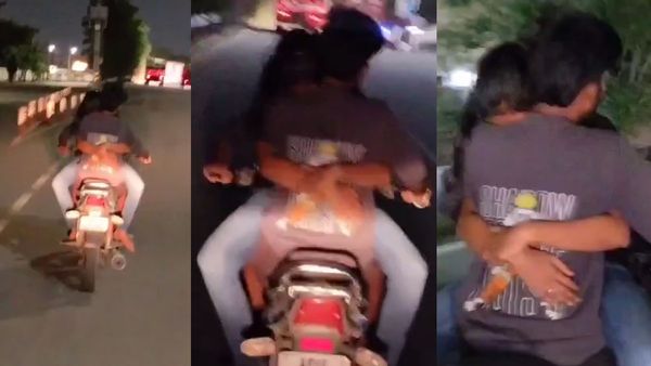 బరితెగించారు.. హైదరాబాద్లో రన్నింగ్ బైక్ పై ఆ పని చేస్తూ.. వీడియో వైరల్!