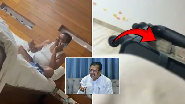 ఐటీ షాక్ తర్వాత క్యాష్ బ్యాగ్..మహా మంత్రి వీడియో వైరల్!