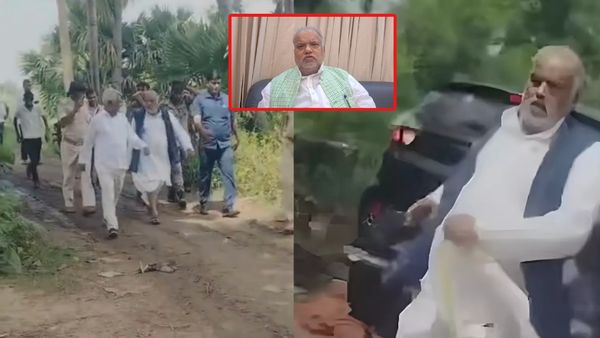 మంత్రిపై ప్రజల ఆగ్రహం.. కొన్ని కిలోమీటర్లు తరిమికొట్టిన గ్రామస్థులు (వీడియో)