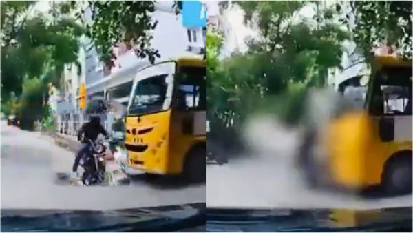 స్కూల్ బస్సు ఘోరం.. ఒక్క క్షణంలో..!