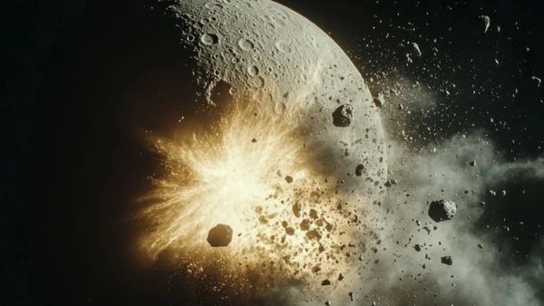 భూమికి ప్రమాదం: చంద్రుడిపై ఉల్కాపాతం, సైంటిస్టులు వార్నింగ్!
