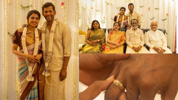 హీరోయిన్ సాయిధన్సికతో హీరో విశాల్ నిశ్చితార్థం