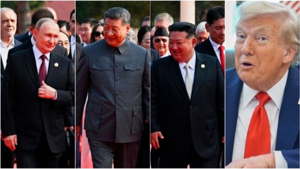 ఒకే వేదికపై జిన్, కిమ్, పుతిన్: అమెరికాను ఏం చేయాలకున్నార్రా- ట్రంప్ ఉక్రోశం