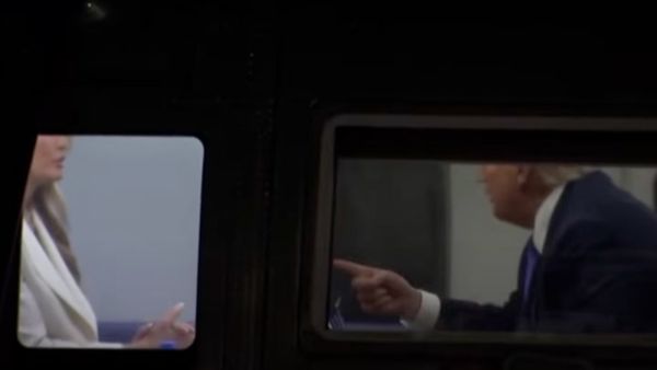 వైరల్‌ వీడియో: అమెరికా అధ్యక్షుడైనా.. భార్య బాధితుడే..?