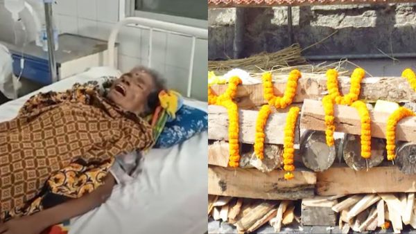 వైరల్ వీడియో: అద్భుతం.. చితి నుంచి లేచి కూర్చున్న బామ్మ