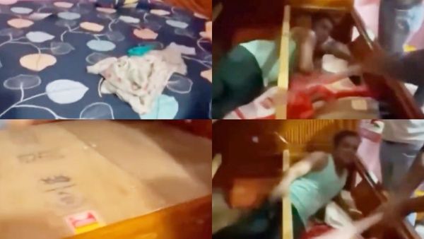 వైరల్ వీడియో: ఎంత జాగ్రత్తగా ప్రియుడ్ని దాచిందో..? ఊపిరి ఎలా ఆడింది రా సామి..