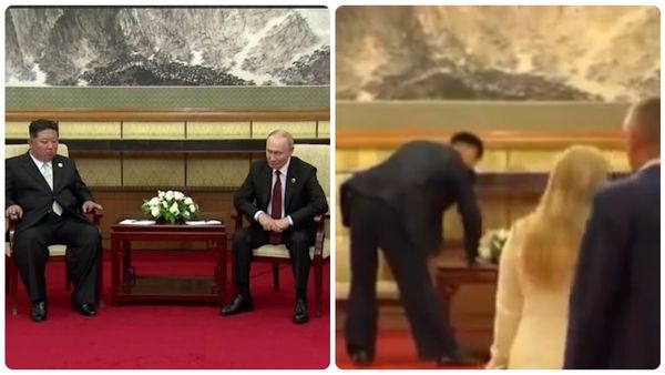 వైరల్ వీడియో : పుతిన్ తో భేటీ తర్వాత కిమ్ డీఎన్ఏ తుడిచేసిన సెక్యూరిటీ..!