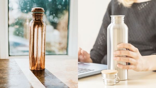 రాగి లేదా స్టీల్ బాటిల్.. ఎందులో నీళ్లు తాగితే ఆరోగ్యానికి మంచిది..?