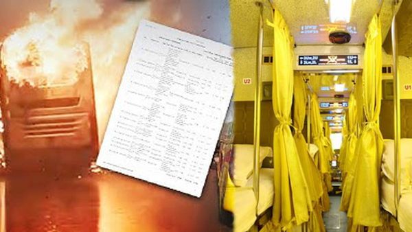 బస్సు ప్రమాదంలో విస్తుపోయే నిజాలు, సీటర్ గా అనుమతి - స్లీపర్​ గా ఆల్ట్రేషన్...!!