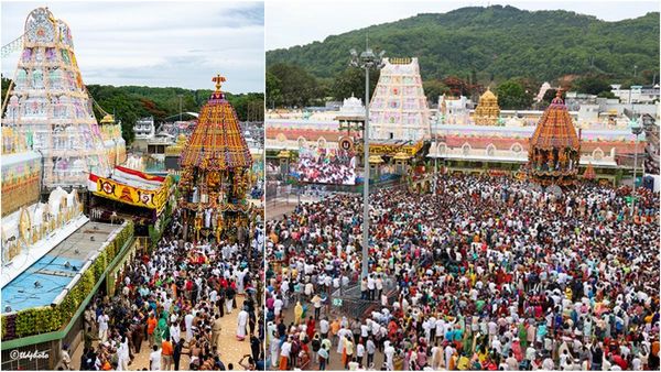 శ్రీవారి రథోత్సవంలో భక్తుల జాతర..!!