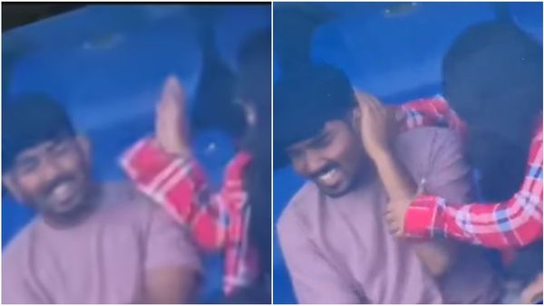 `మగ జన్మ`కు ఎన్ని శోకాలో..: పబ్లిగ్గా ప్రియుడి చెంప ఛెల్లుమనిపించిన గడసరి