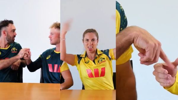 కవ్వింపులు స్టార్ట్: టీమిండియాను ఎక్కిరించిన ఆసీస్ (వీడియో)