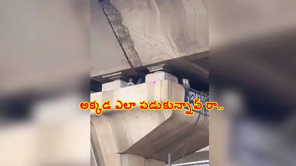 వైరల్ వీడియో: ఒరేయ్.. అక్కడ ఎలా దూరావ్ రా..!