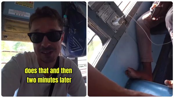 భారత్ లో రైలు ప్రయాణం ఇంత దారుణమా ? షాకైన బ్రిటిషర్..! వైరల్ వీడియో..!