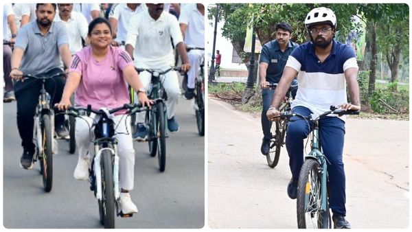 సైకిళ్లపై తిరుగుతున్న ఏపీ కలెక్టర్లు- రీజన్ ఇదే..!