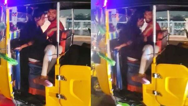 వైరల్‌ వీడియో: నడిరోడ్డుపై ఆటో డ్రైవర్ హల్ చల్.. ఆటో నడుపుతూనే అమ్మాయితో.. 