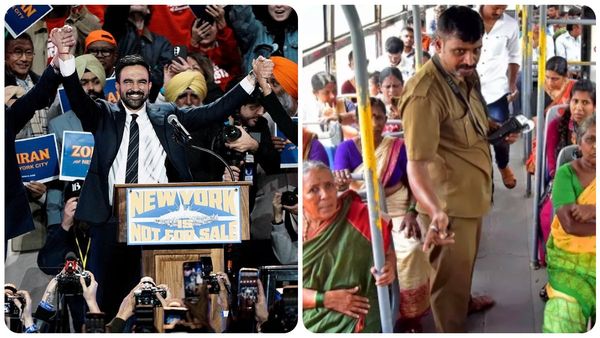 ఉచిత బస్సుకు న్యూయార్క్ కూడా ఫిదా..!మమ్దానీ హామీకి మన పథకానికి తేడా ఏంటి ?