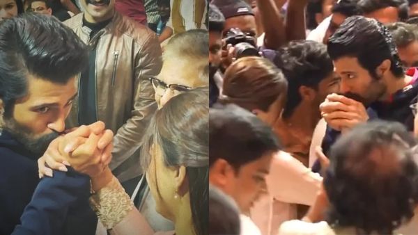 అందరి ముందే రష్మికకు ముద్దు పెట్టిన విజయ్.. వీడియో వైరల్ !  