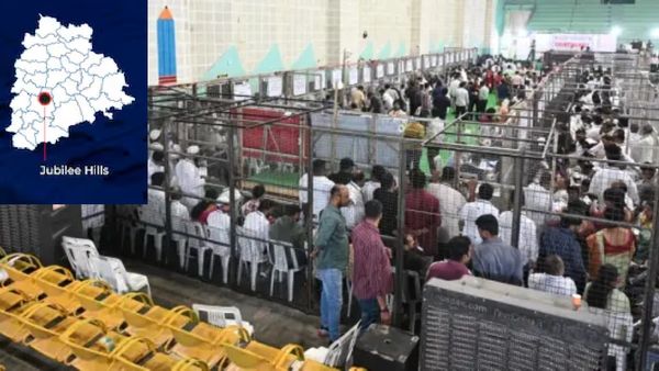 జూబ్లీహిల్స్ ఉపఎన్నిక కౌంటింగ్ హాల్‍లో గందరగోళం.. ఏజెంట్ల నిరసన !!