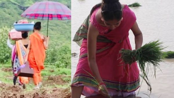 పొలంలో కూలీ పనులు చేసుకుంటున్న హీరోయిన్