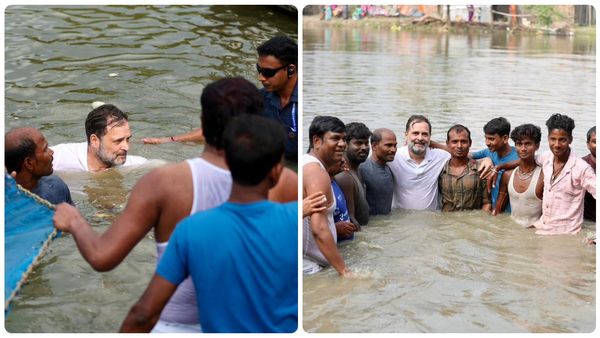 Viral Video: చెరువులోకి దూకి చేపలు పట్టిన రాహుల్ గాంధీ..!