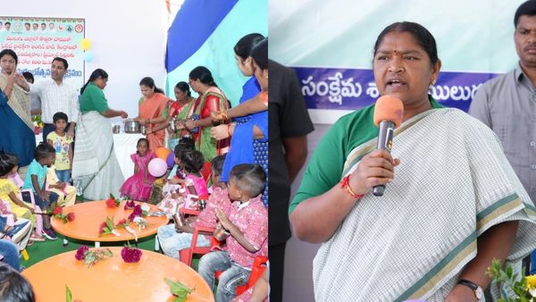 దేశంలోనే తొలిసారిగా.. అంగన్‌వాడీ కేంద్రాల్లో చిన్నారులకు పాలు పంపిణీ..