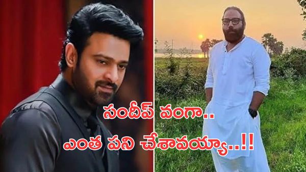 'Spirit' Update:ప్రభాస్ ఫ్యాన్స్‌కు బ్యాడ్ న్యూస్..!!