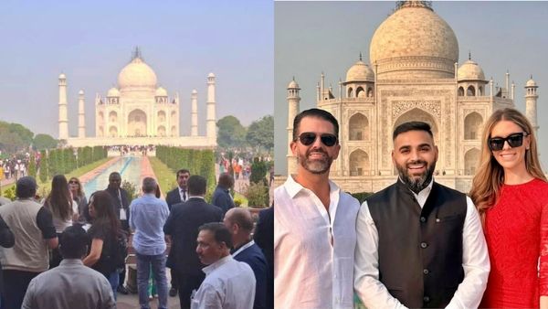 తాజ్ మహల్ ను చూసి నోరెళ్లబెట్టిన ట్రంప్ కుమారుడు..!