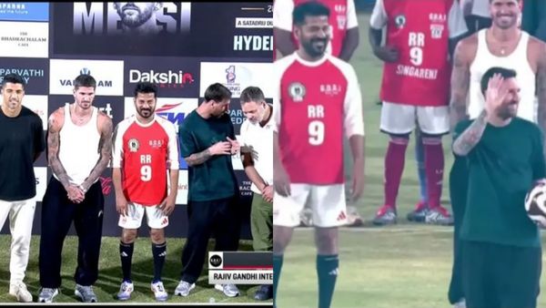 వైరల్ వీడియో: మెస్సీ vs సీఎం రేవంత్ మ్యాచ్.. గోల్ కొట్టిన సీఎం