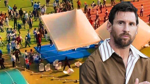 మెస్సీ మ్యాచ్ వేళ అభిమానుల విధ్వంసం..!!