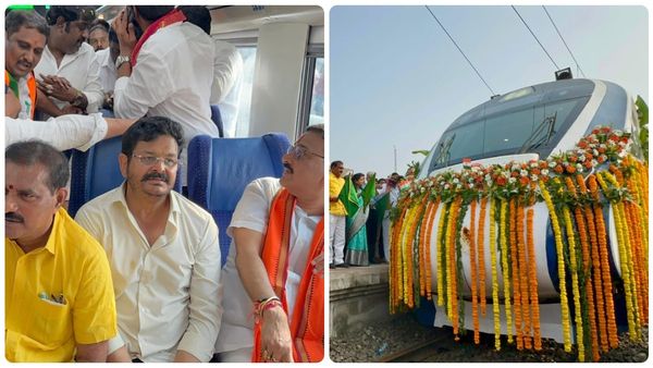 నరసాపురంలో వందేభారత్ ప్రారంభం..! కేంద్రమంత్రి, ఎమ్మెల్యేల ప్రయాణం..!